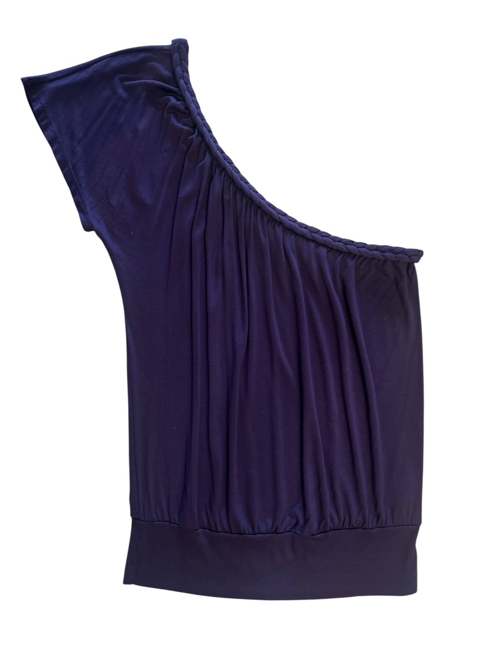 One-Shoulder Puple Top Size Large NEW
